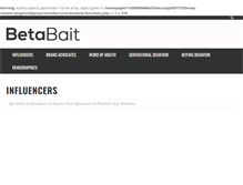 Tablet Screenshot of betabait.com